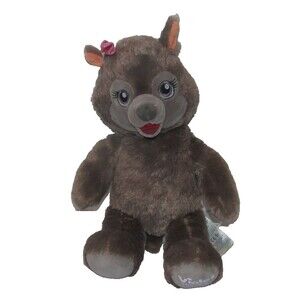 Build-A-Bear Workshop Violet The Wolf w/ Bow Great Wolf Lodge Stuffed Plush